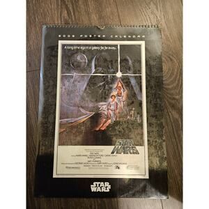 Star Wars 2006 Poster Calender New Old Stock